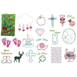 ITH Stickserie - Gutscheinkartenhülle